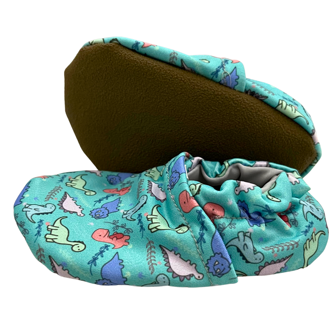 Baby slippers sales with rubber soles