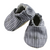 Grey and White Eco-Canvas Baby Shoes
