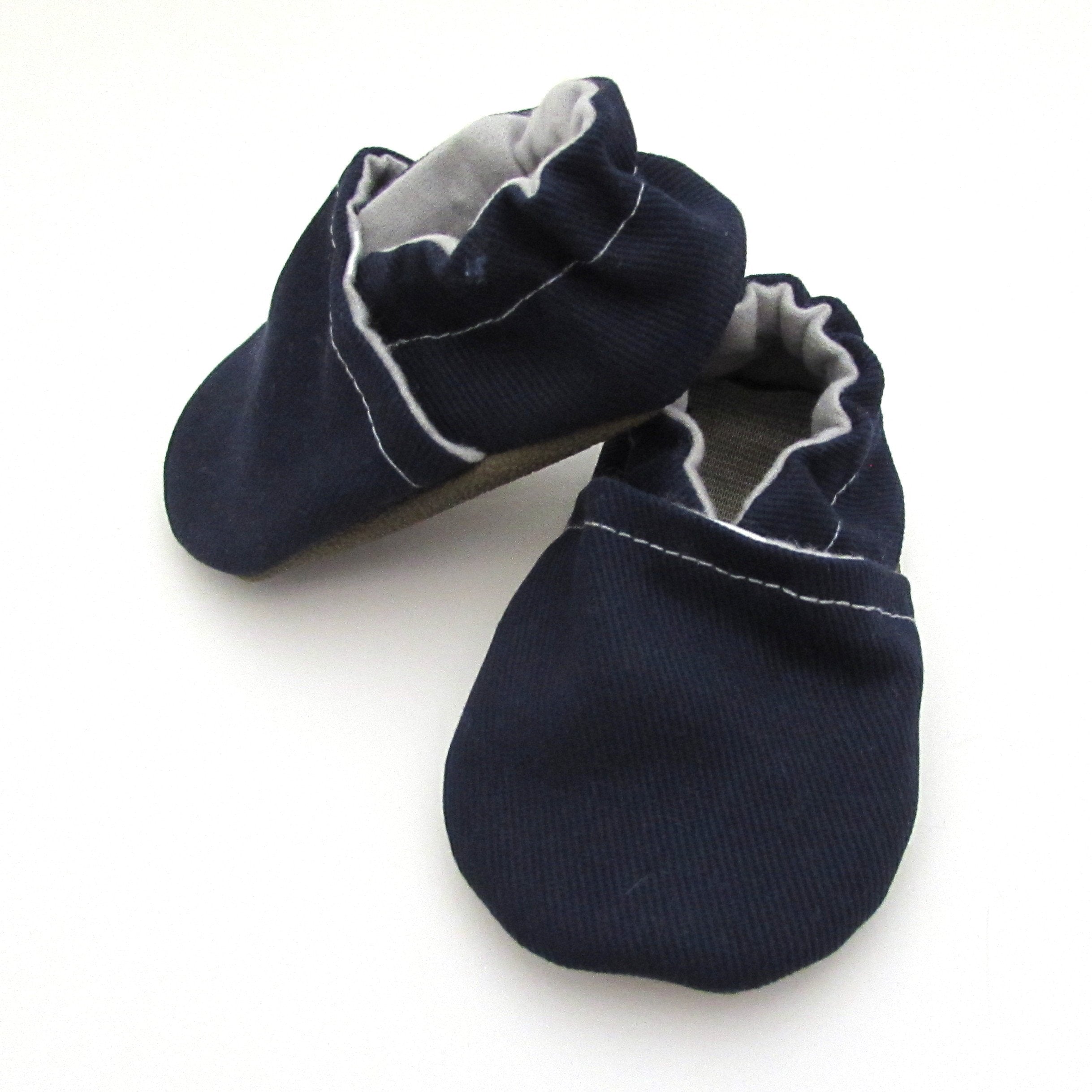 Navy blue baby shoes Clearance