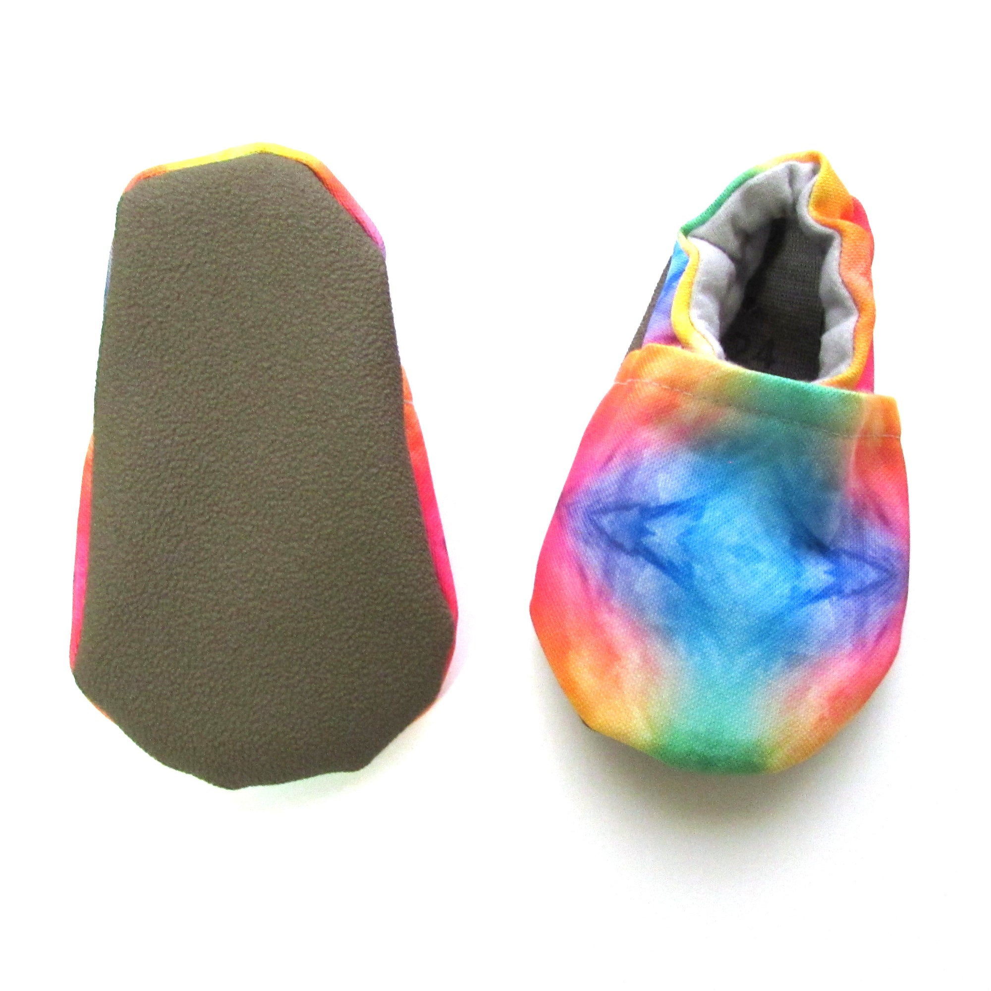 Rainbow Paint Baby Eco-Canvas Shoes