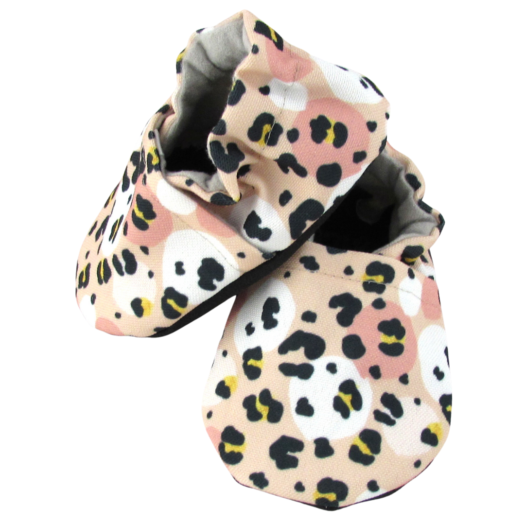 Rose Gold Cheetah Baby Shoes