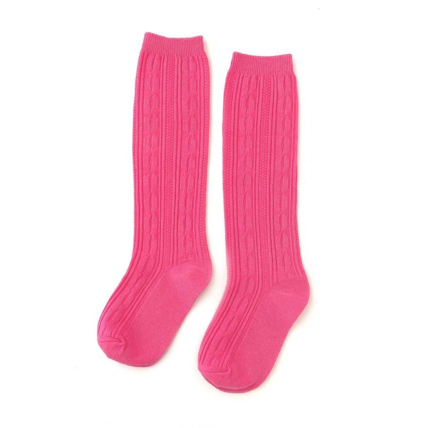 Hot Pink Knee Socks by Little Stocking Co