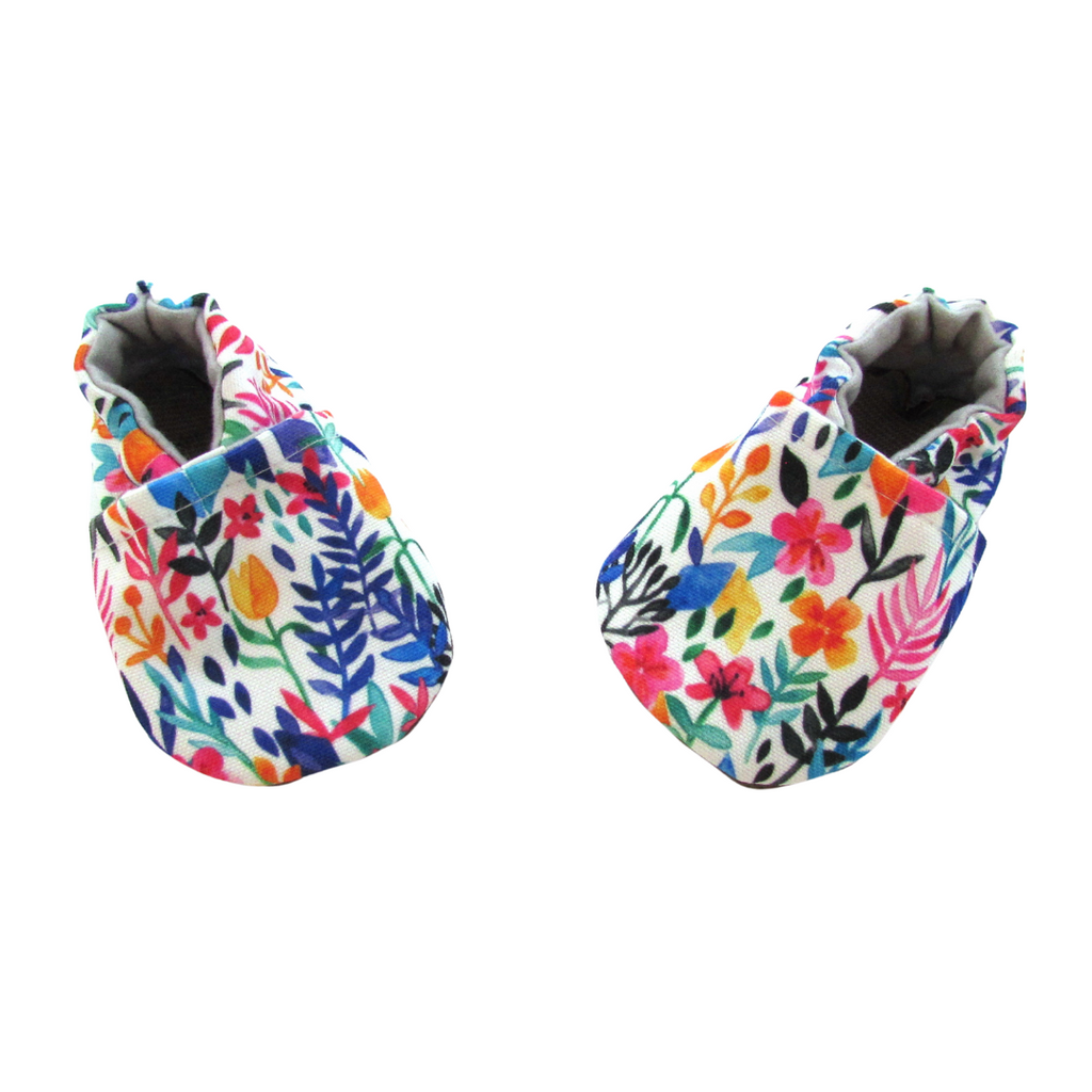Floral baby shoes sales