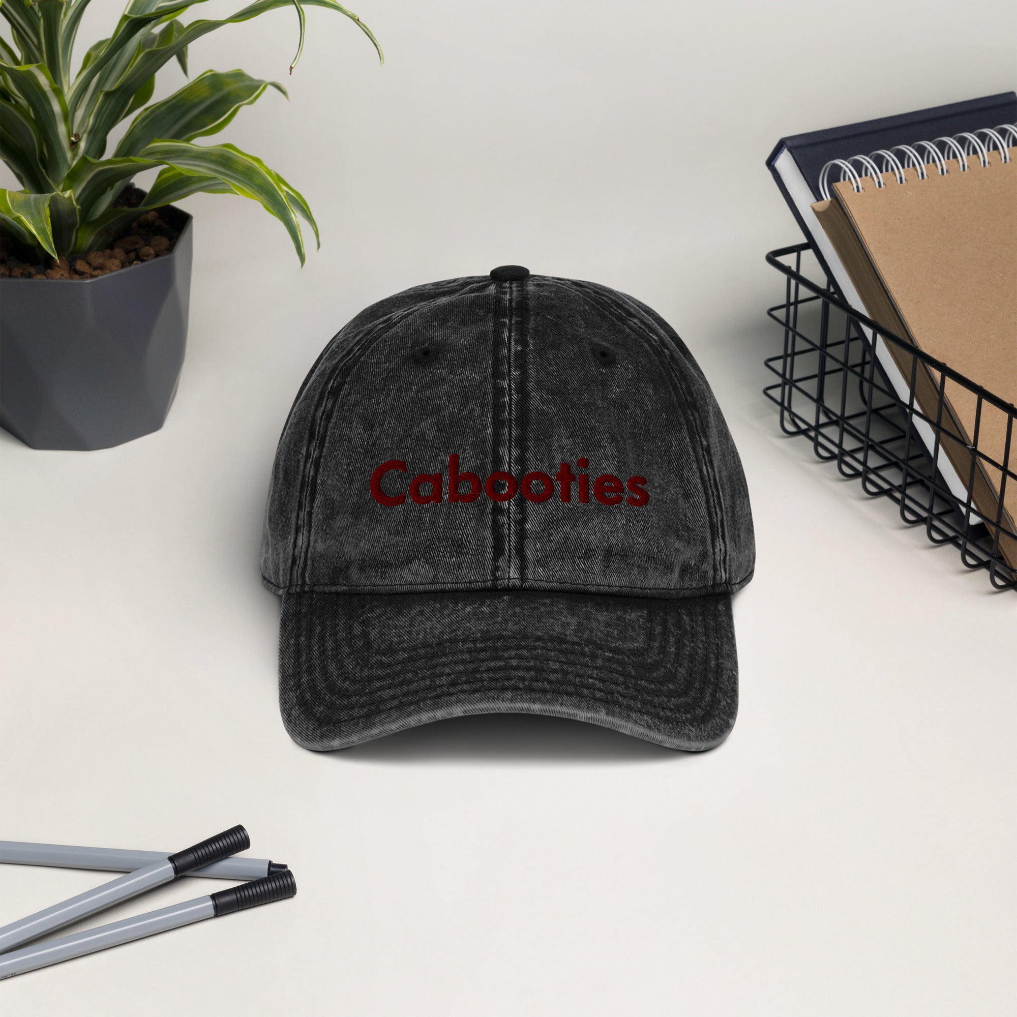 Cabooties Vintage Cotton Twill Cap for Adults